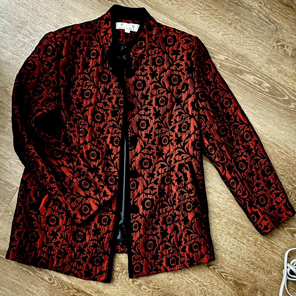 Red Floral Jacket